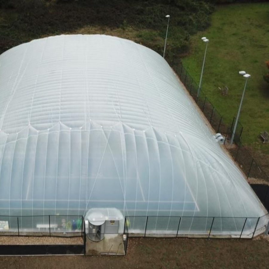 skyview of tennis dome